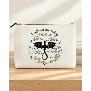Mini tote bag I Will Not Die Today - Img 2