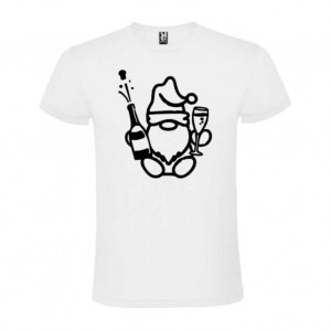 Tricou Champagne Gnom alb