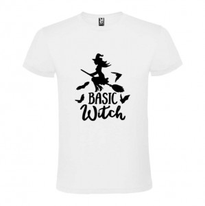 Tricou femei Basic Witch alb