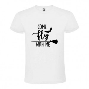 Tricou femei Come Fly With Me alb