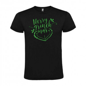 Tricou Merry Grinchmas negru