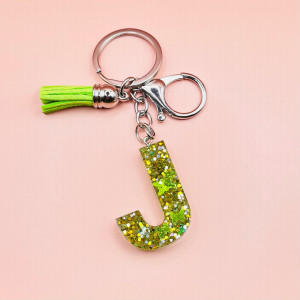 Breloc personalizat hand-made din rasina epoxidica Green Energy