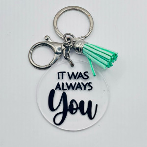 Breloc acrilic pictat manual It Was Always You