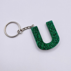 Breloc personalizat hand-made din rasina epoxidica Let's Sparkle!