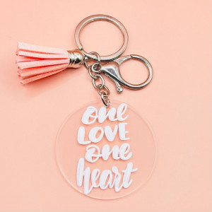 Breloc One Love minimalist
