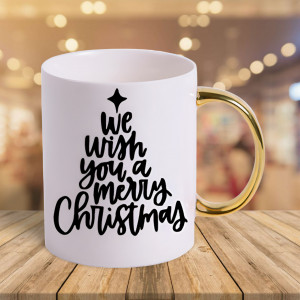 Cană We Wish You a Merry Christmas