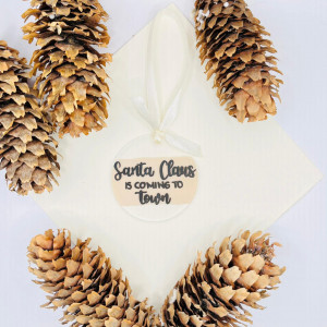 Ornament de brad Santa Claus Is Coming to Town
