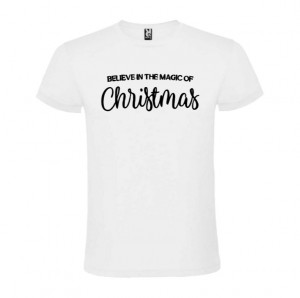 Tricou Believe in the Magic of Christmas alb