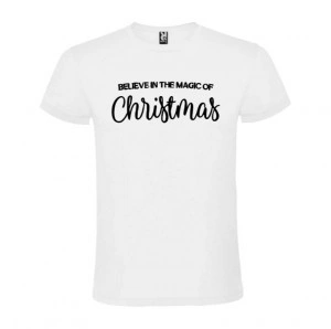 Tricou Believe in the Magic of Christmas alb