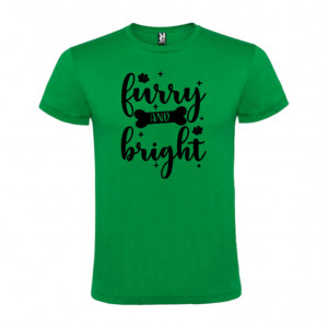 Tricou Furry and Bright verde