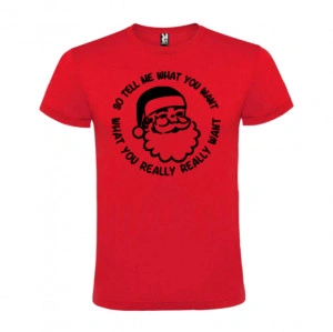 Tricou Tell Me What You Want roșu