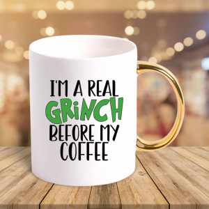 Cană Grinch Before Coffee