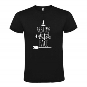 Tricou femei Resting Witch Face negru