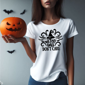 Tricou femei Witch Hair alb