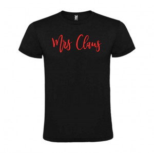 Tricou Mrs. Claus negru