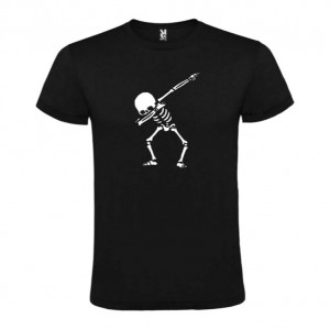 Tricou unisex Dancing Skeleton negru
