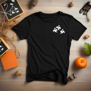 Tricou unisex Fantomițe negru