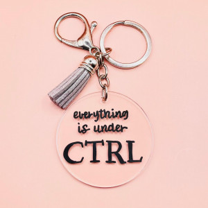Breloc Everything Is Under CTRL minimalist