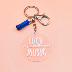 Breloc Loud Music minimalist