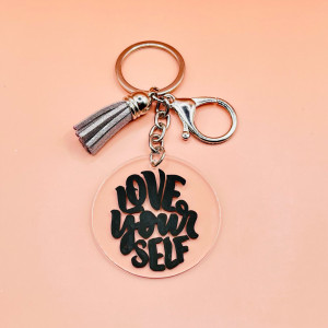 Breloc Love Yourself minimalist