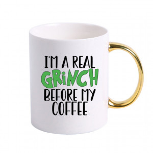 Cană Grinch Before Coffee