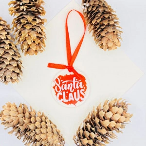 Ornament de brad Santa Claus