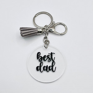 Breloc Best Dad minimalist - Img 2