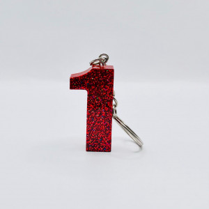 Breloc personalizat hand-made din rasina epoxidica Let's Sparkle!