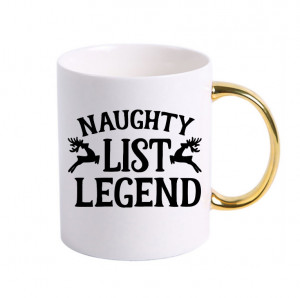 Cană Naughty List Legend
