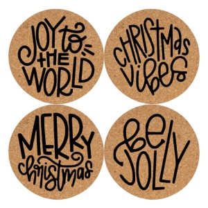 Set coastere Christmas Vibes