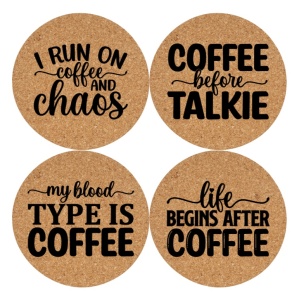 Set coastere Coffee & Chaos