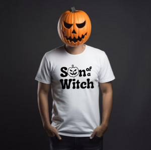 Tricou bărbați Son of a Witch alb