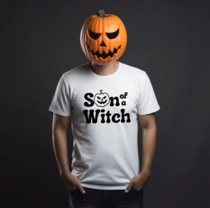 Tricou bărbați Son of a Witch alb