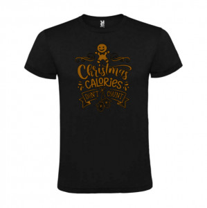 Tricou Christmas Calories negru