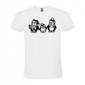 Tricou Familia de pinguini