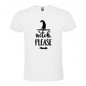 Tricou femei Witch Please alb