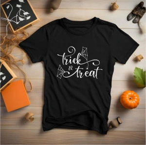 Tricou unisex Trick or Treat negru