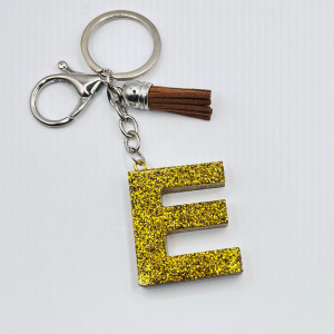 Breloc personalizat hand-made din rasina epoxidica Let's Sparkle!