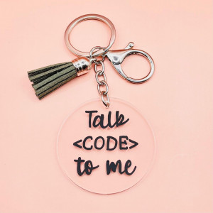 Breloc Talk Code to Me minimalist