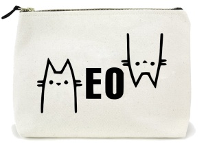 Mini tote bag Meow