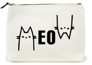 Mini tote bag Meow