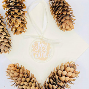 Ornament de brad Joy to the World