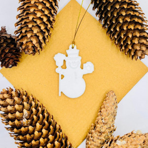 Ornament pentru brad Frosty ready to paint