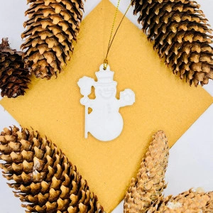 Ornament pentru brad Frosty ready to paint