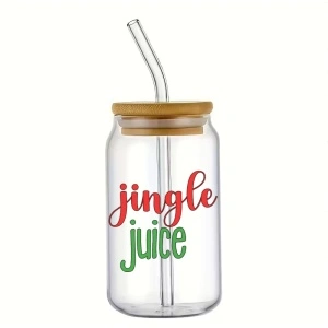 Pahar din sticlă Jingle Juice