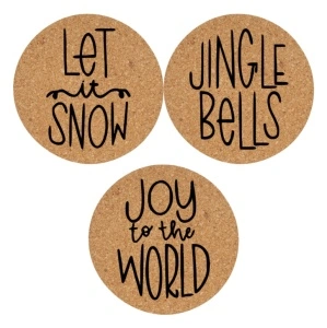 Set coastere Jingle Bells