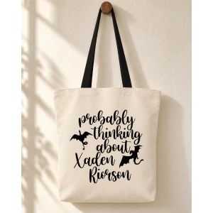 Tote bag Thinking About Xaden - Img 2