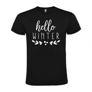 Tricou Hello Winter negru