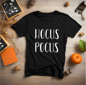 Tricou unisex Hocus Pocus negru