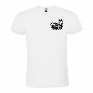 Tricou unisex You Scared, Bro? alb